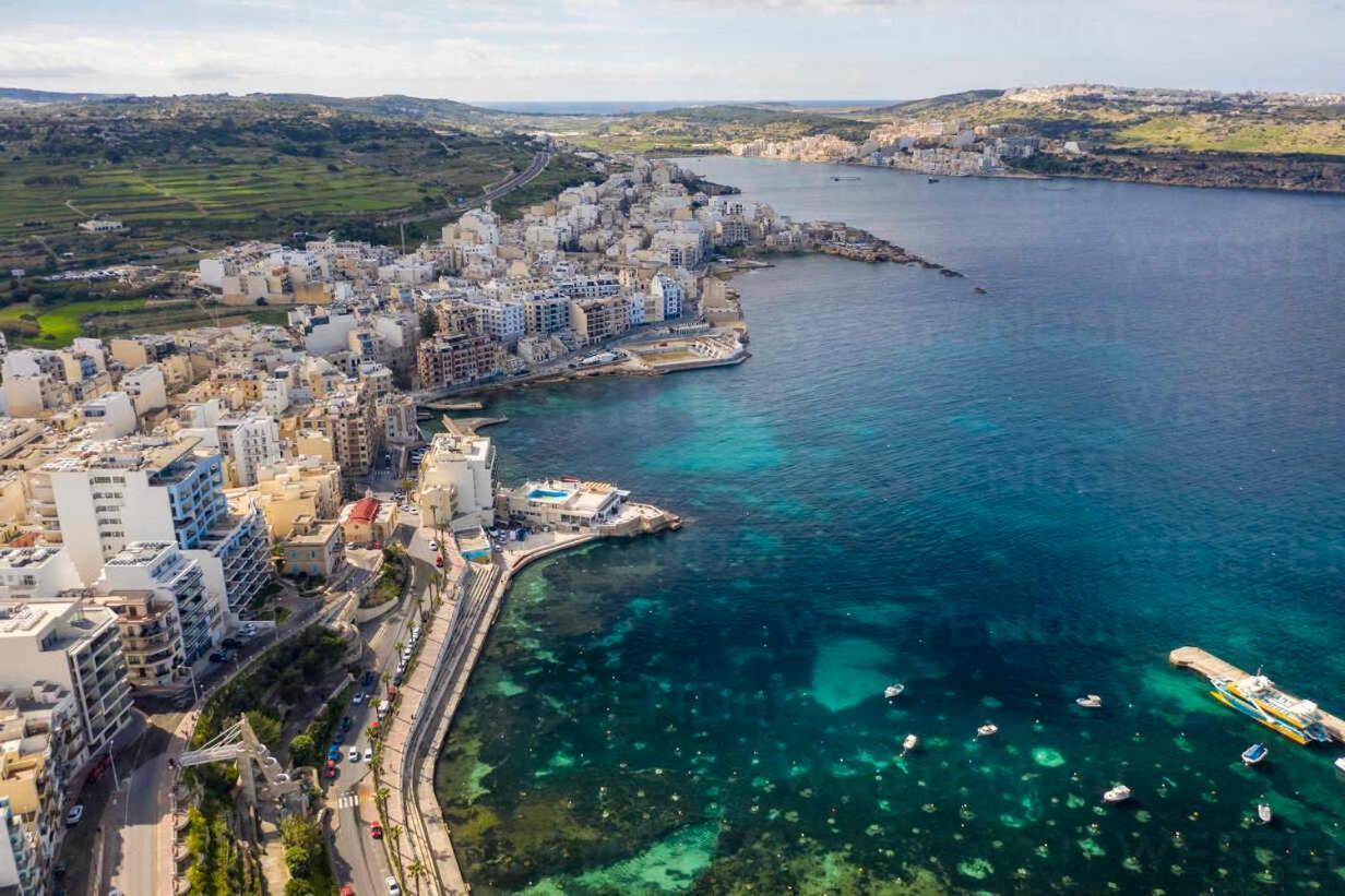 Bugibba Sealine Apartment St. Paul's Bay Bagian luar foto